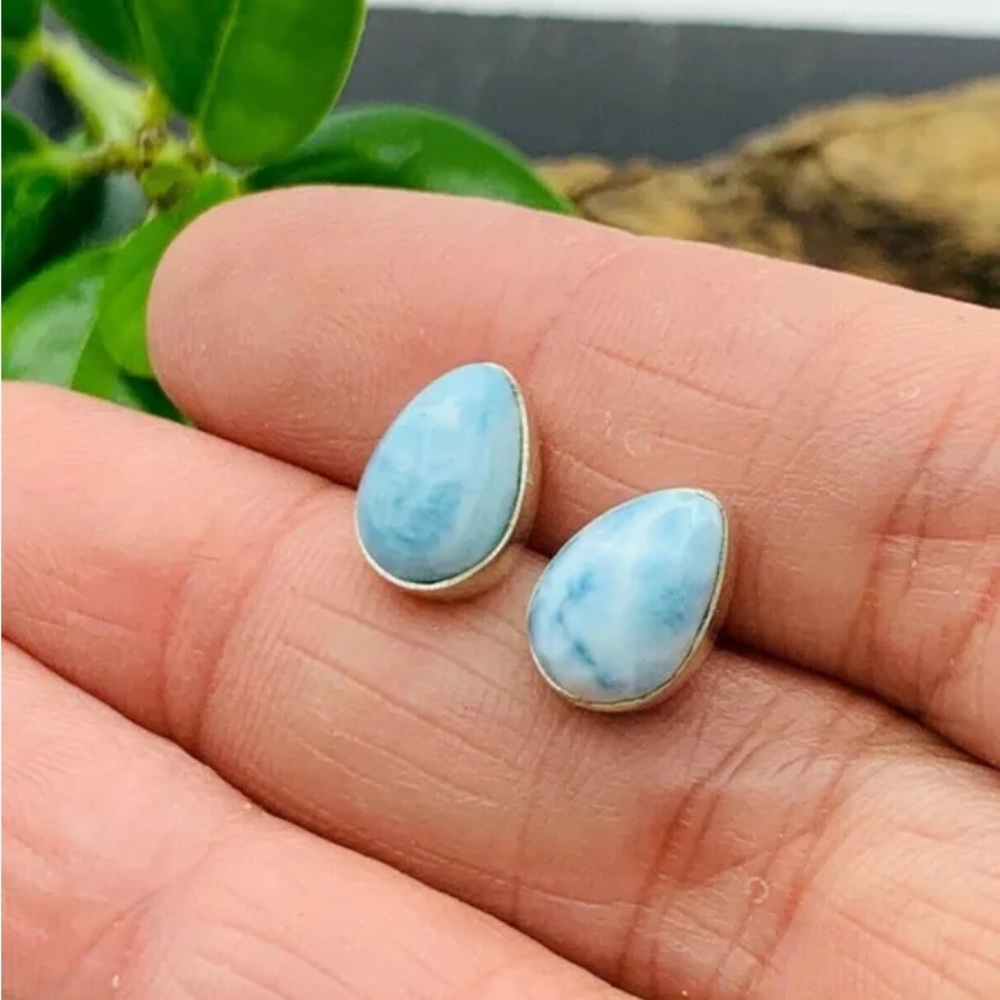 Larimar Earrings